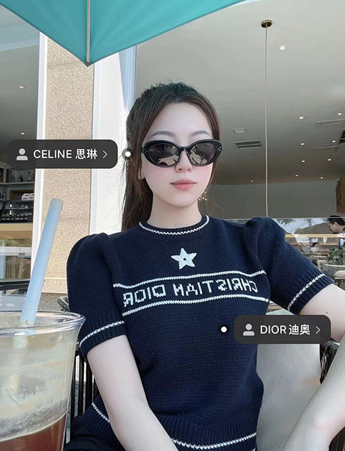 迪奥dior幸运星星针织衫