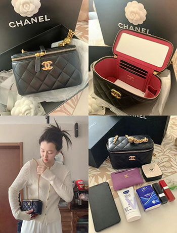 香奈儿盒子化妆包