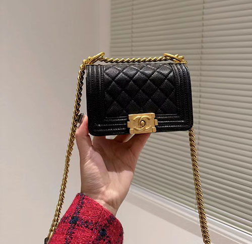 香奈儿22s迷你boy包包