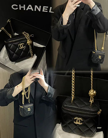 23s香奈儿山茶花调节扣包包