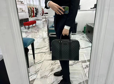 古驰男士公文包奢侈品