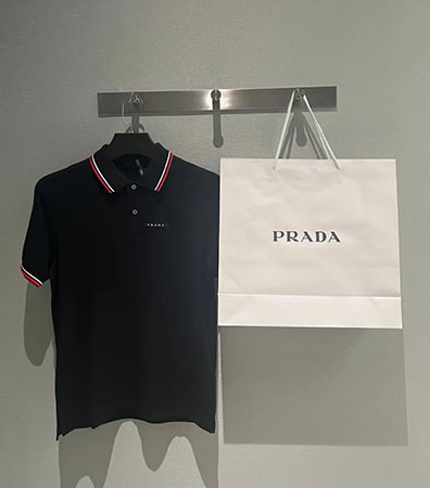 【吹爆】普拉达的标志logo衣服polo衫,性价比爆表