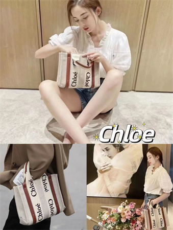 Chloe蔻依2023新品woody family托特包
