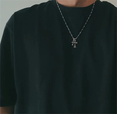 克罗心十字架项链男款