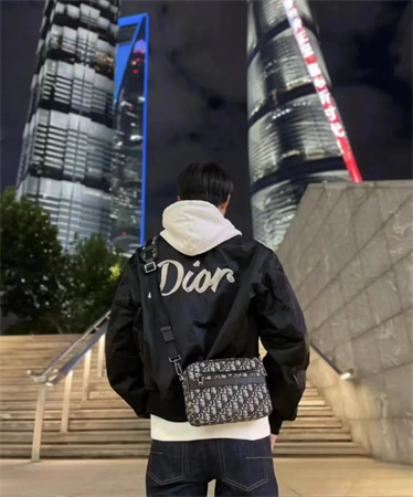 迪奥safari信使包邮差包旅游包包男斜挎小包