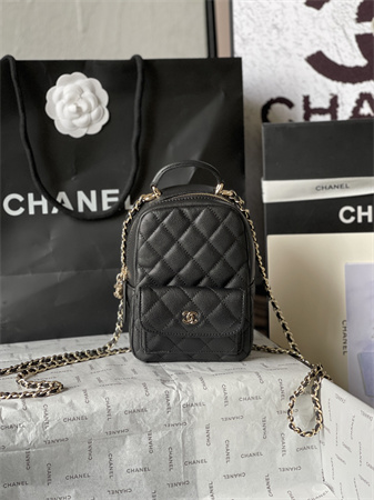 原单Chanel香奈儿AP3823 24c mini荔枝纹小双肩包：流行时尚的必备选择