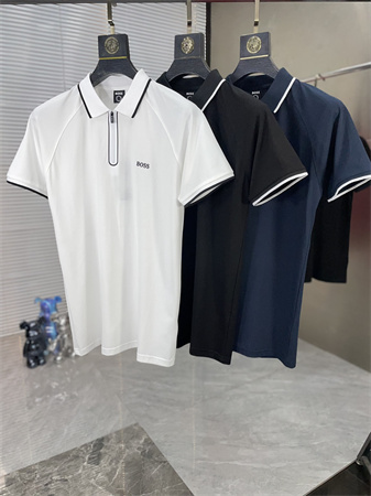 HUGO BOSS雨果博斯男款春夏男士经典压花商务休闲短袖Polo衫是什么档次