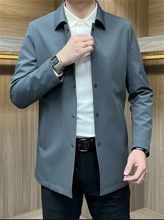 2024秋天男士风衣推荐|杰尼亚男士中长款夹克风衣