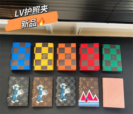 Lv多功能名片护照夹钱包卡包