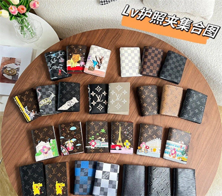 Lv多功能名片护照夹钱包卡包
