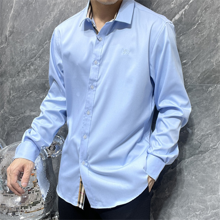 男士高档纯棉长袖衬衫