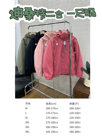 迪桑特羽绒冲锋衣