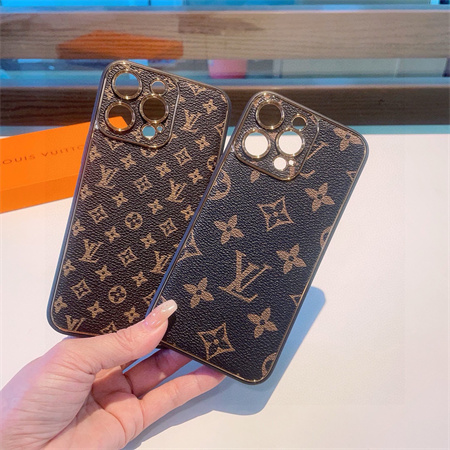 lv经典电镀老花手机壳
