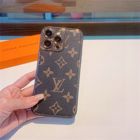 lv经典电镀老花手机壳