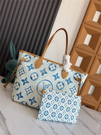 Lv  M11263蓝色 M25317红色 Neverfull 中号手袋